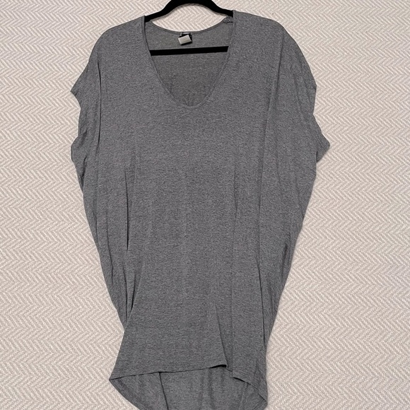 Freeloader Tops - FREELOADER Dark grey long T-shirt tunic.